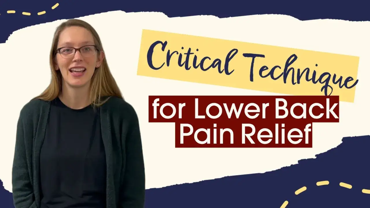 Technique for Lower Back Pain Relief Chiropractor Arlington Heights, IL